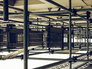 Image showing Vintage looking Scaffold