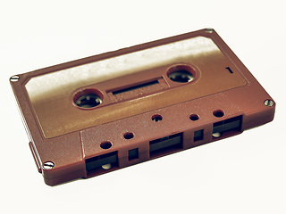 Image showing Vintage looking Tape cassette