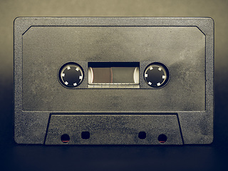 Image showing Vintage looking Tape cassette