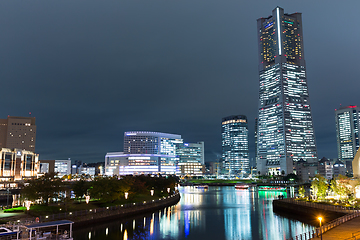 Image showing Yokohama at night