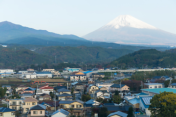 Image showing Mount Fuji in Shizuoka city