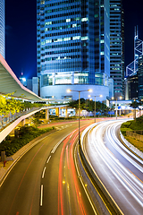 Image showing Busy traffic in Hong Kong