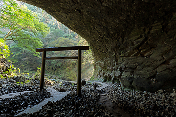 Image showing Shinto shrine torii in Miyazaki