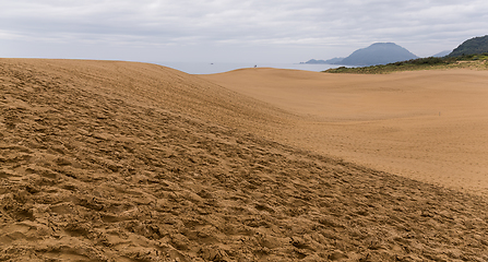 Image showing Tottori Sand Dunes in Japan