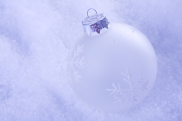 Image showing christmas cold background