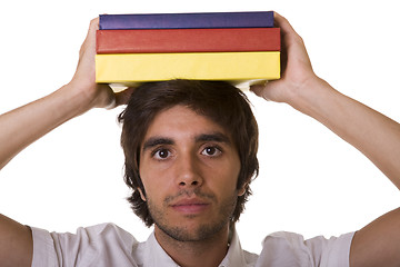 Image showing young man with book