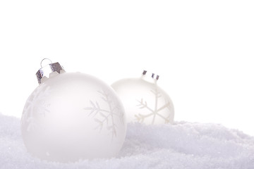 Image showing christmas white background