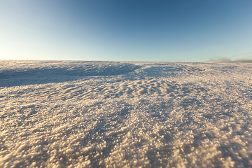 Image showing Winter time field