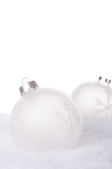 Image showing christmas white background