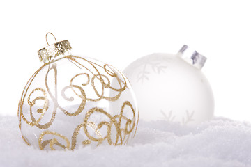 Image showing christmas white background