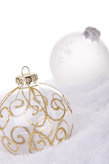 Image showing christmas white background