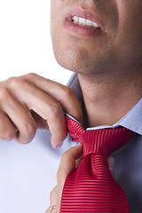 Image showing businessman stress