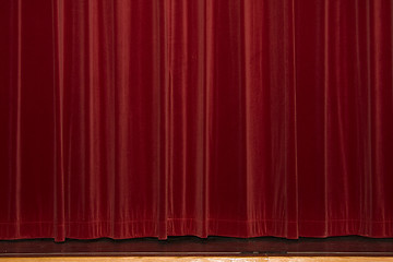 Image showing theater curtain