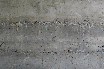 Image showing Texture of reinforced concrete laid in layers