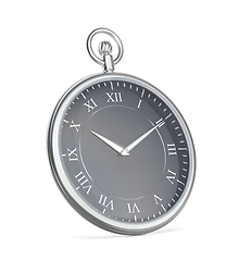 Image showing Silver pocket watch