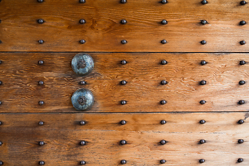 Image showing Traditional japanese door