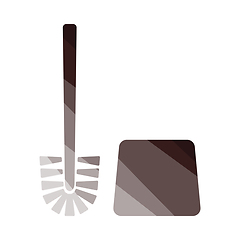 Image showing Toilet brush icon