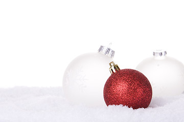 Image showing christmas white background