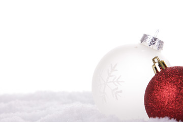 Image showing christmas white background