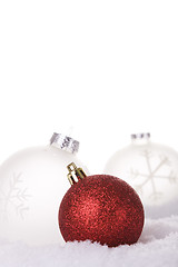 Image showing christmas white background