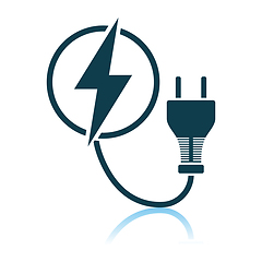 Image showing Electric Plug Icon