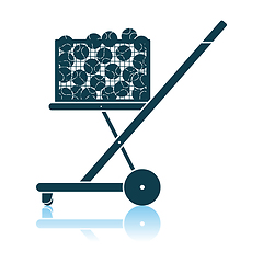 Image showing Tennis Cart Ball Icon