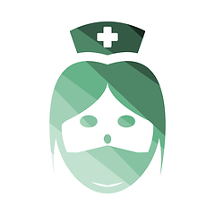 Image showing Nurse head icon