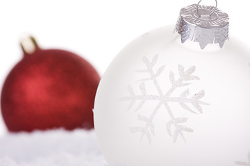 Image showing christmas white background