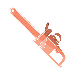 Image showing Chain saw icon