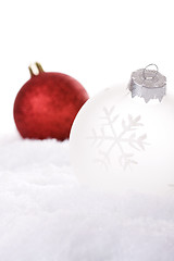 Image showing christmas white background