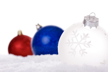 Image showing christmas white background