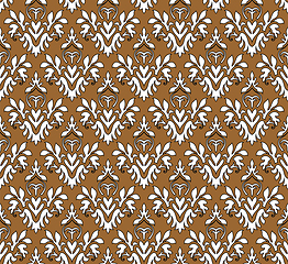 Image showing Damask Seamless Outline Pattern