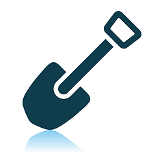 Image showing Camping Shovel Icon