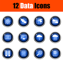 Image showing Data Icon Set