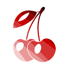 Image showing Icon Of Cherry