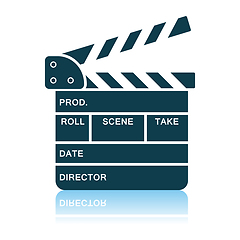 Image showing Clapperboard Icon