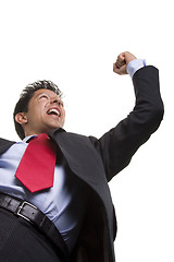 Image showing winning businessman