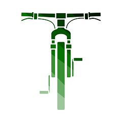 Image showing Bike Icon Front View