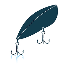 Image showing Icon of Fishing spoon