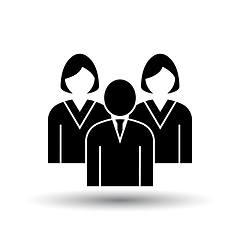 Image showing Corporate Team Icon