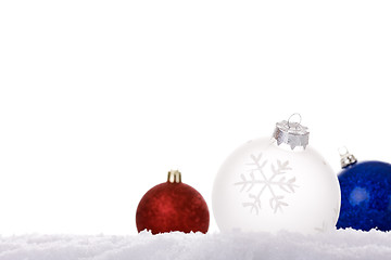 Image showing christmas white background