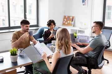 Image showing business team or startuppers working at office