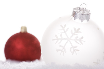 Image showing christmas white background