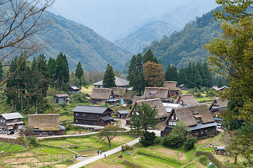 Image showing Traditional Shirakawago old village