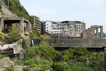 Image showing Hashima Island in Nagasaki city of Japan