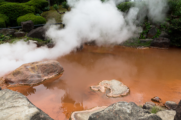 Image showing Blood Hell Hot Springs at Beppu