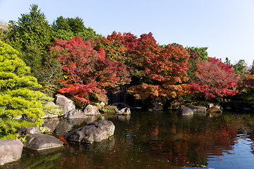 Image showing Kokoen Garden at Himeji of Japan