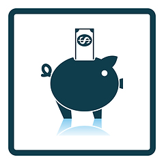 Image showing Piggy Bank Icon