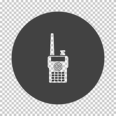 Image showing Portable radio icon