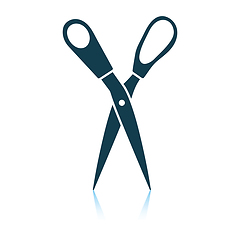 Image showing Tailor scissor icon